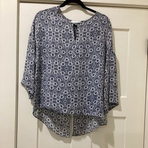 Madison Stone Silk Blouse